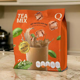 Bột trà sữa hoà tan TEAMIX Trần Quang uống liền 24 gói đậm vị trà thơm vị sữa