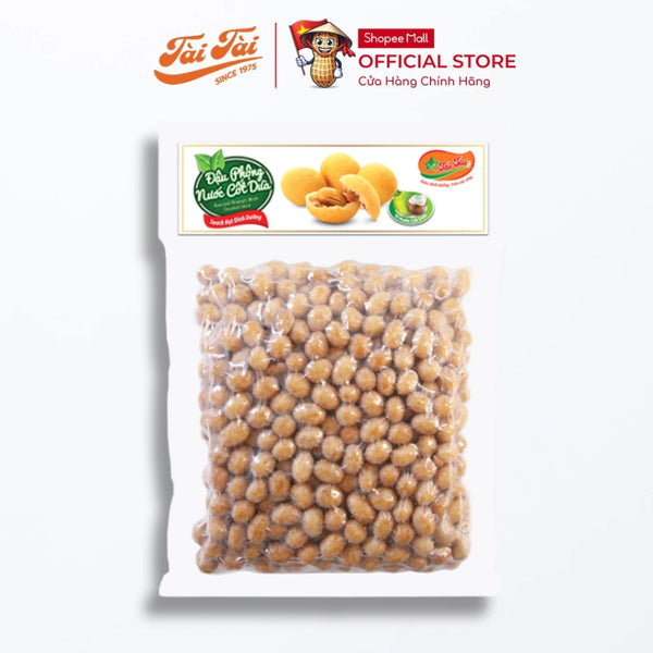 Đậu Phộng Nước Cốt Dừa Tài Tài 150g & 350g - Sử Dụng Nước Cốt Dừa Tươi Bến Tre Thơm Béo Giòn Tan - Snack Ăn Vặt