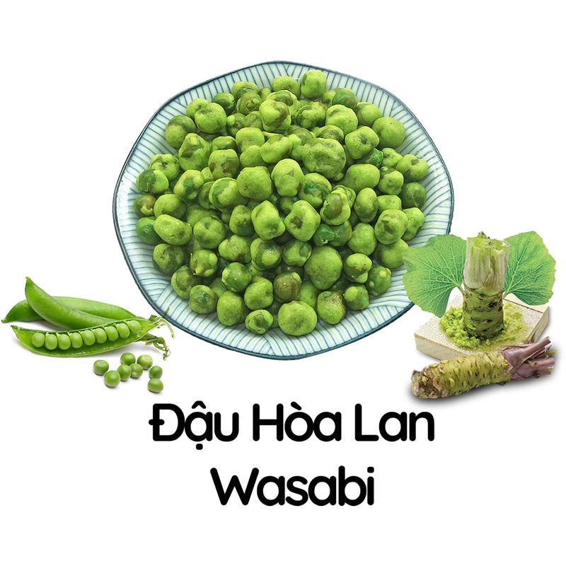 Đậu Hòa Lan Wasabi Tân Tân - Hũ 190gr