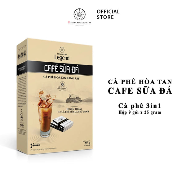 Trung Nguyên Legend - Cà phê hoà tan rang xay 3in1 Cafe sữa đá