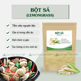 Bột Xả Nguyên Chất 100g
