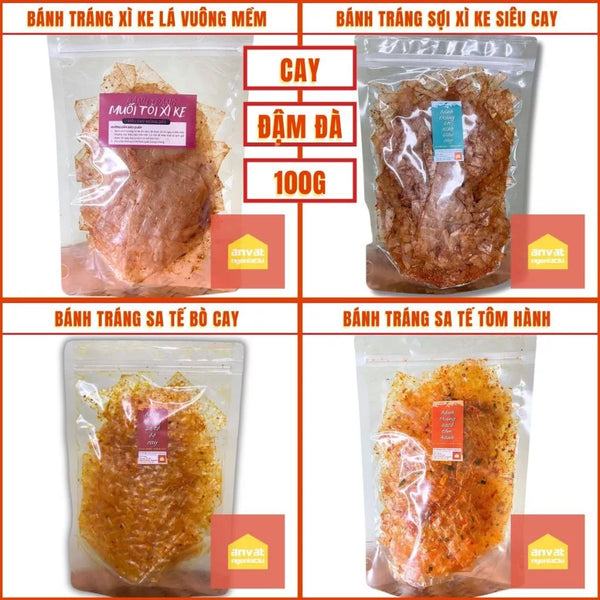 Combo 2 Gói Bánh Tráng Trộn Tây Ninh Đủ 12 Vị