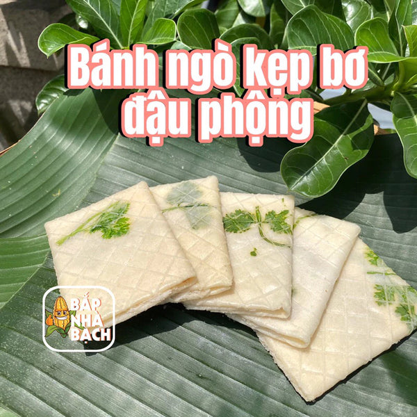 Bánh kẹp ngò nhân đậu phộng