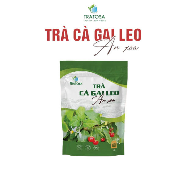 Trà cà gai leo An Xoa TRATOSA 5 vị, 60 túi lọc tốt cho gan, bảo vệ sức khỏe từ thiên