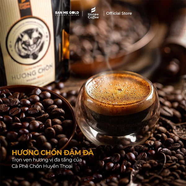 Cà Phê Hương Chồn (Bạc) Hạt Rang Mộc