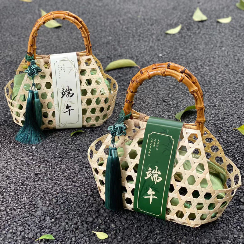 Giỏ mây tre đan quà Tết