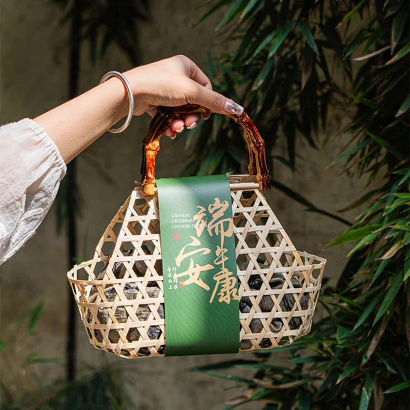 Giỏ mây tre đan quà Tết