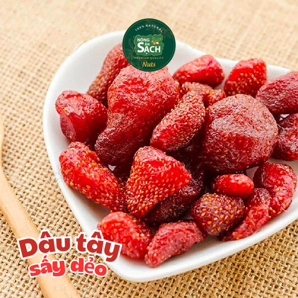 Dâu tây sấy dẻo hũ 400g