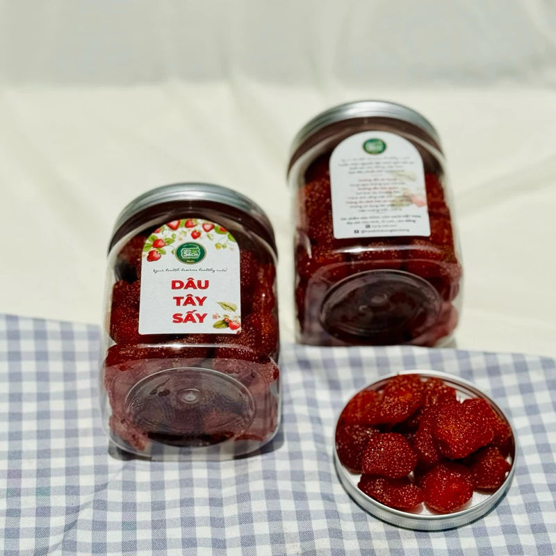 Dâu tây sấy dẻo hũ 400g