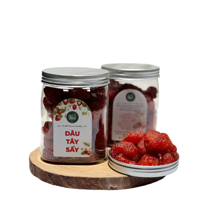 Dâu tây sấy dẻo hũ 400g