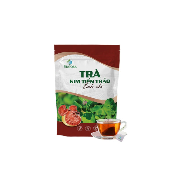 Trà kim tiền thảo linh chi 8 vị