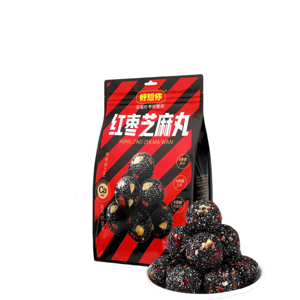 Mè Đen Táo Đỏ Tân Cương Óc Chó Bịch 153g Hong Zao Zhi Ma Wan Haoxiangni