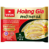 PHỞ BÒ/ PHỞ GÀ HOÀNG GIA VIFON GÓI 120G CÓ GÓI THỊT THẬT