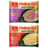PHỞ BÒ/ PHỞ GÀ HOÀNG GIA VIFON GÓI 120G CÓ GÓI THỊT THẬT