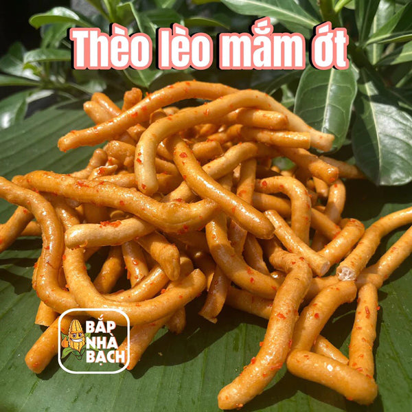 BÁNH THÈO LÈO MẮM ỚT- Đồ ăn vặt tuổi thơ
