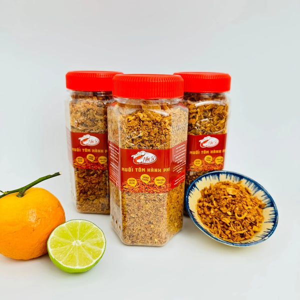 MUỐI TÔM HÀNH TÍM PHI - TRỌNG LƯƠNG 200G - MUỐI TÔM NHƯ Ý