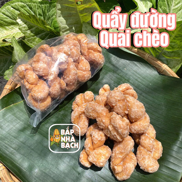 Quẩy Xoắn Đường Vặn Thừng To Giòn, Quẩy Đường, Quẩy Chiên Giòn