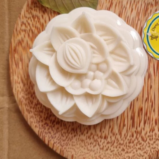 Khuôn rau câu khuôn xôi VT hình hoa cúc hồng cá sen khuôn trung thu 9cm