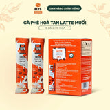 Cà Phê Hòa Tan Latte Muối Hộp 15 Gói