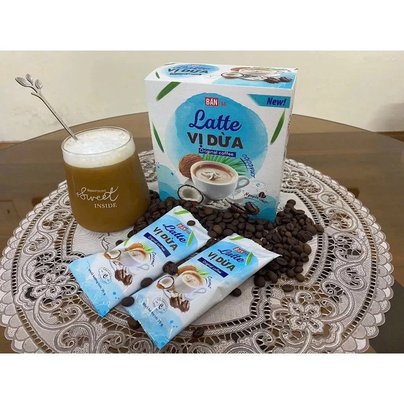 Cà Phê Hoà Tan Sữa Dừa Bản F&B Coconut Latte Coffee Thơm Ngon Đậm Vị - – Tạp Hóa Tân Bình