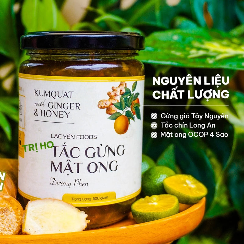 Tắc Gừng Mật Ong Đường Phèn 440g