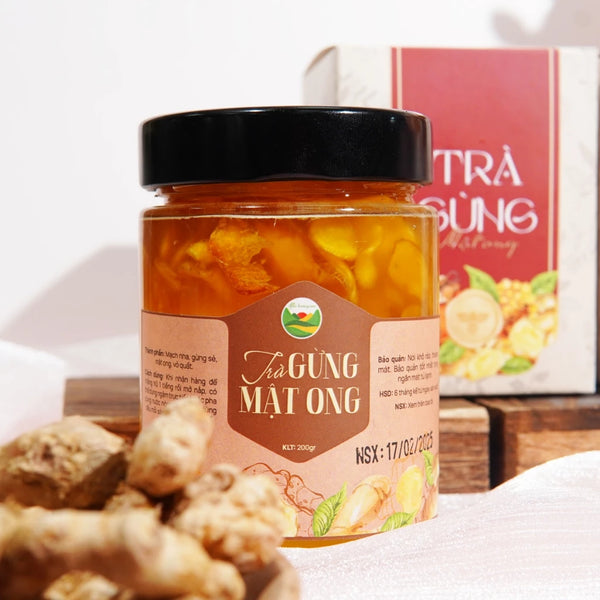 Trà gừng mật ong Mộc Hương Sơn hũ 280ml