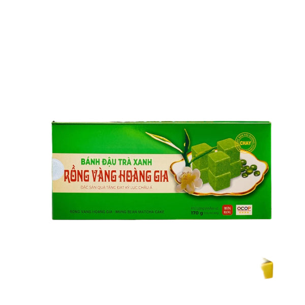 Bánh Đậu Trà Xanh Matcha Rồng Vàng Hoàng Gia 170G Cao Cấp