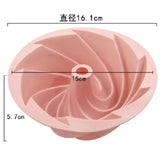 Khuôn Silicon Hình Xoẳn Ốc 3D Size 15cm