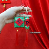 SÉT LIỄNG TREO BÁNH CHƯNG - TÉT mini ( set 5 cái )