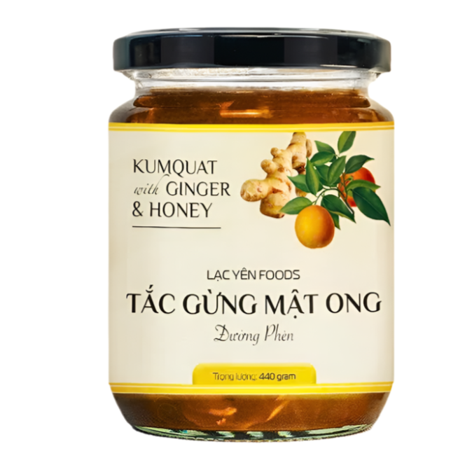 Tắc Gừng Mật Ong Đường Phèn 440g
