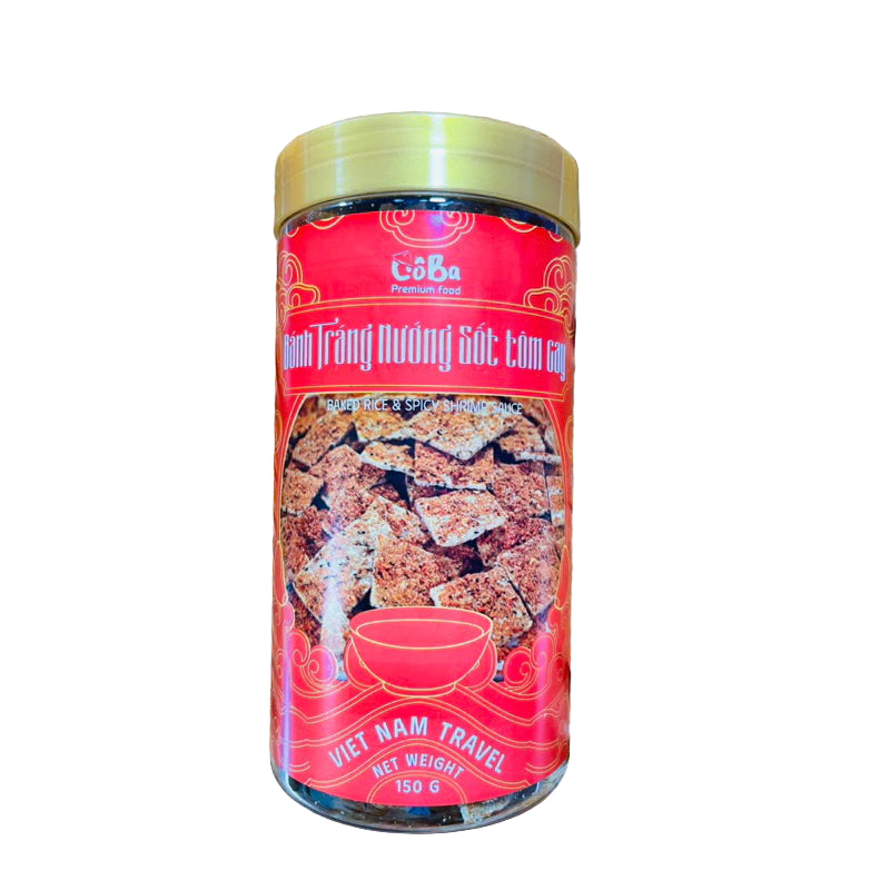Hủ bánh tráng nướng sốt tôm cay 150g