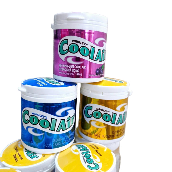 Kẹo cao su Cool Air hương bạc hà khuynh diệp hũ 146g