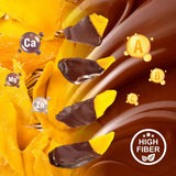 Xoài Sấy Dẻo Nhúng Socola Phủ Hạnh Nhân 100g
