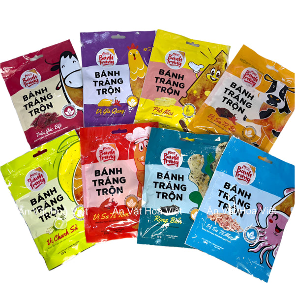 Combo 4 Bánh Tráng Trộn Miss VINASNACK Đa Dạng Hương Vị