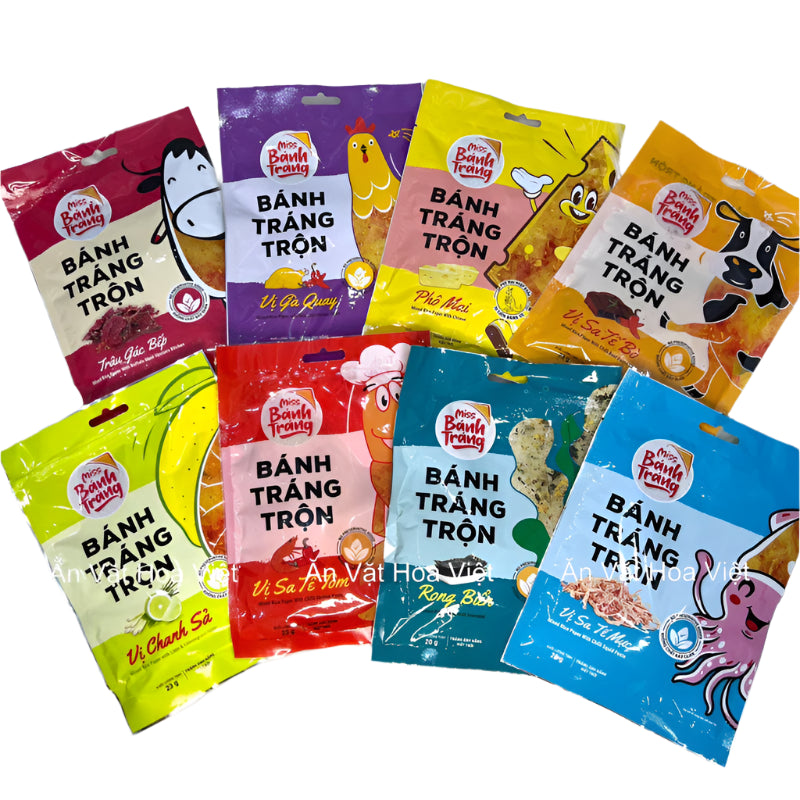 Combo 4 Bánh Tráng Trộn Miss VINASNACK Đa Dạng Hương Vị