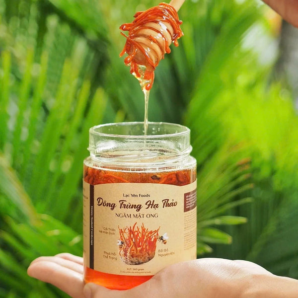 Đông Trùng Hạ Thảo Ngâm Mật Ong 360g