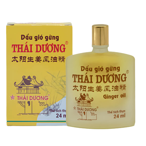 Dầu gió gừng Thái Dương 24ml - Sao Thái Dương