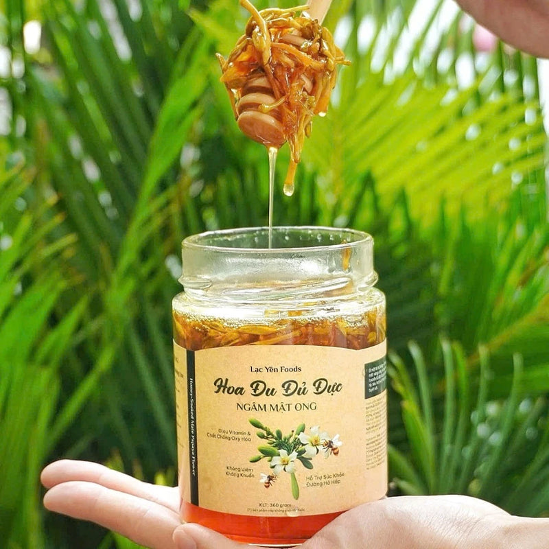 Hoa Đu Đủ Đực Ngâm Mật Ong 380g