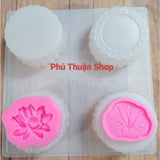Combo 3 Món Dụng Cụ Làm Xôi Hoa Đậu Hình Sen Cánh Rũ
