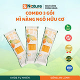 Combo 3 Gói Mì Nàng Ngô Hữu Cơ 200g