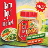 Combo 2 Hũ Kho Quẹt Nam Ngư Tôm Khô Cà Mau Tóp Mỡ Ba Chỉ 200gr