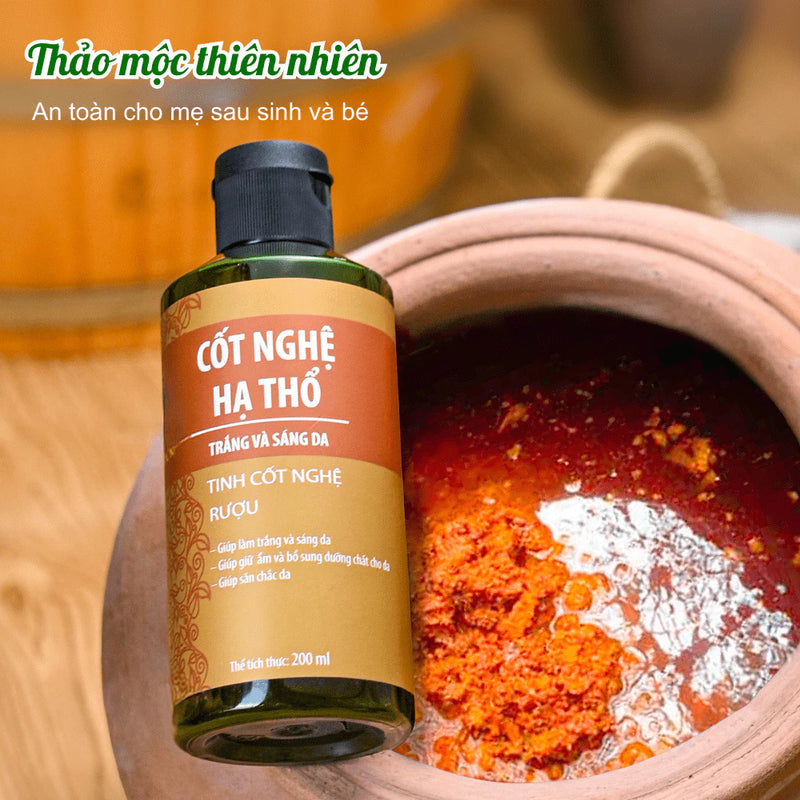 Cốt Nghệ Dưỡng Trắng Da Body Sau Sinh WonMom 200ml