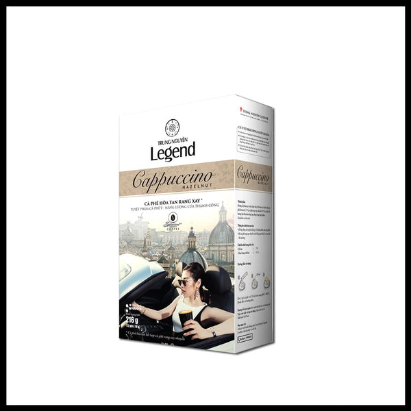 Trung Nguyên Legend - Cà phê hoà tan rang xay Cappuccino Hazelnut