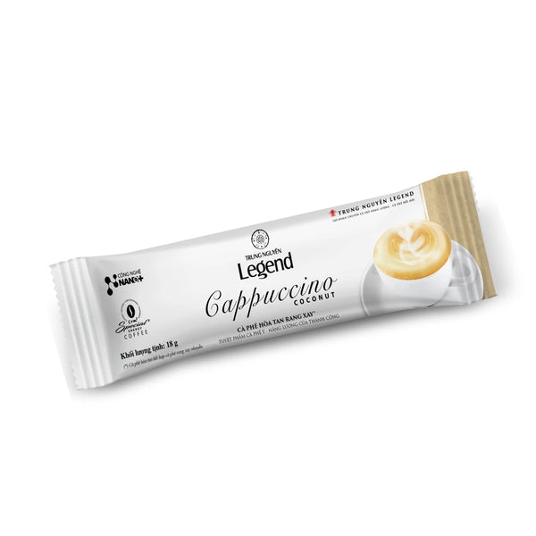 Trung Nguyên Legend - Cà phê hoà tan rang xay Cappuccino Coconut