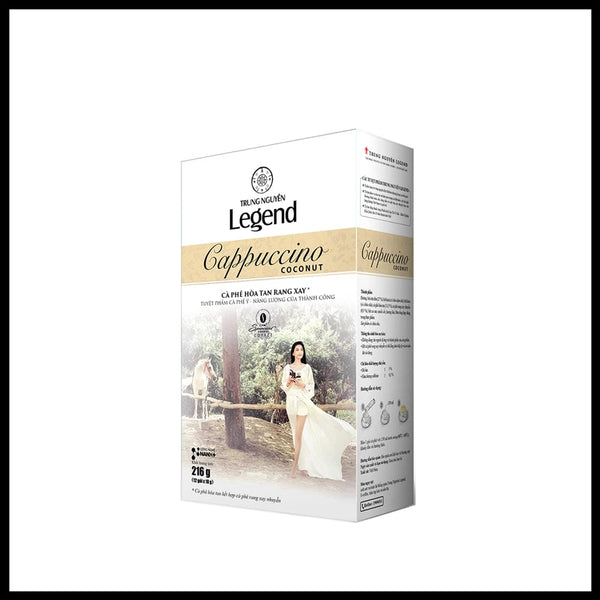 Trung Nguyên Legend - Cà phê hoà tan rang xay Cappuccino Coconut
