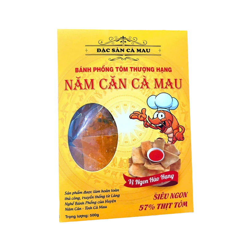 Bánh phồng tôm thượng hạng 57% tôm 500g