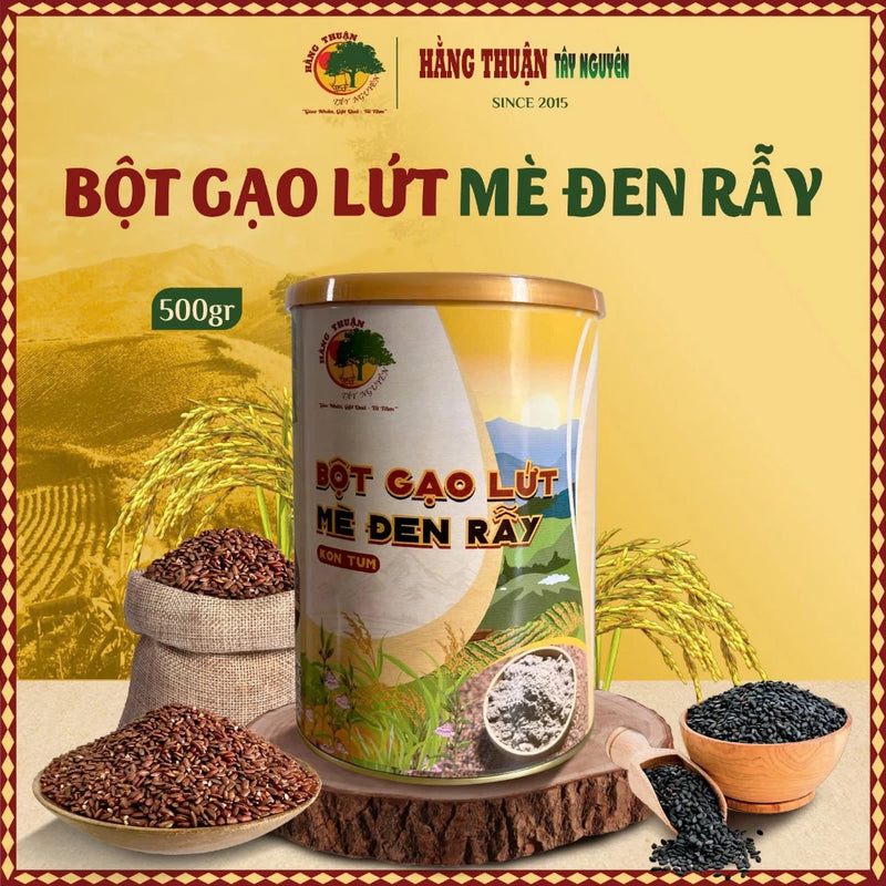 Bột Gạo Lứt Mè Đen, Ngũ Cốc Hằng Thuận Tây Nguyên