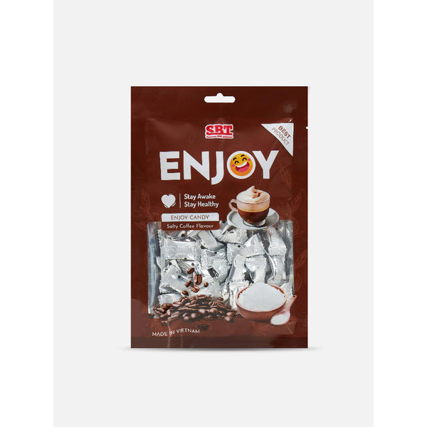 Combo 3 Gói Kẹo Cà Phê Muối Enjoy SBT 38g Đậm Hương Vị Cà Phê - Kẹo Cafe Muối SBT Chất Lượng
