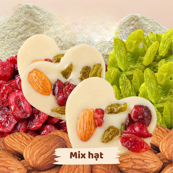 Bánh Sữa Chua Tươi Mix Hạt Dinh Dưỡng Cao Cấp Túi 250g