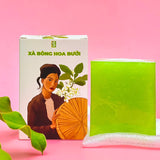 Set 2 Cục Xà Bông Hoa Bưởi 80g